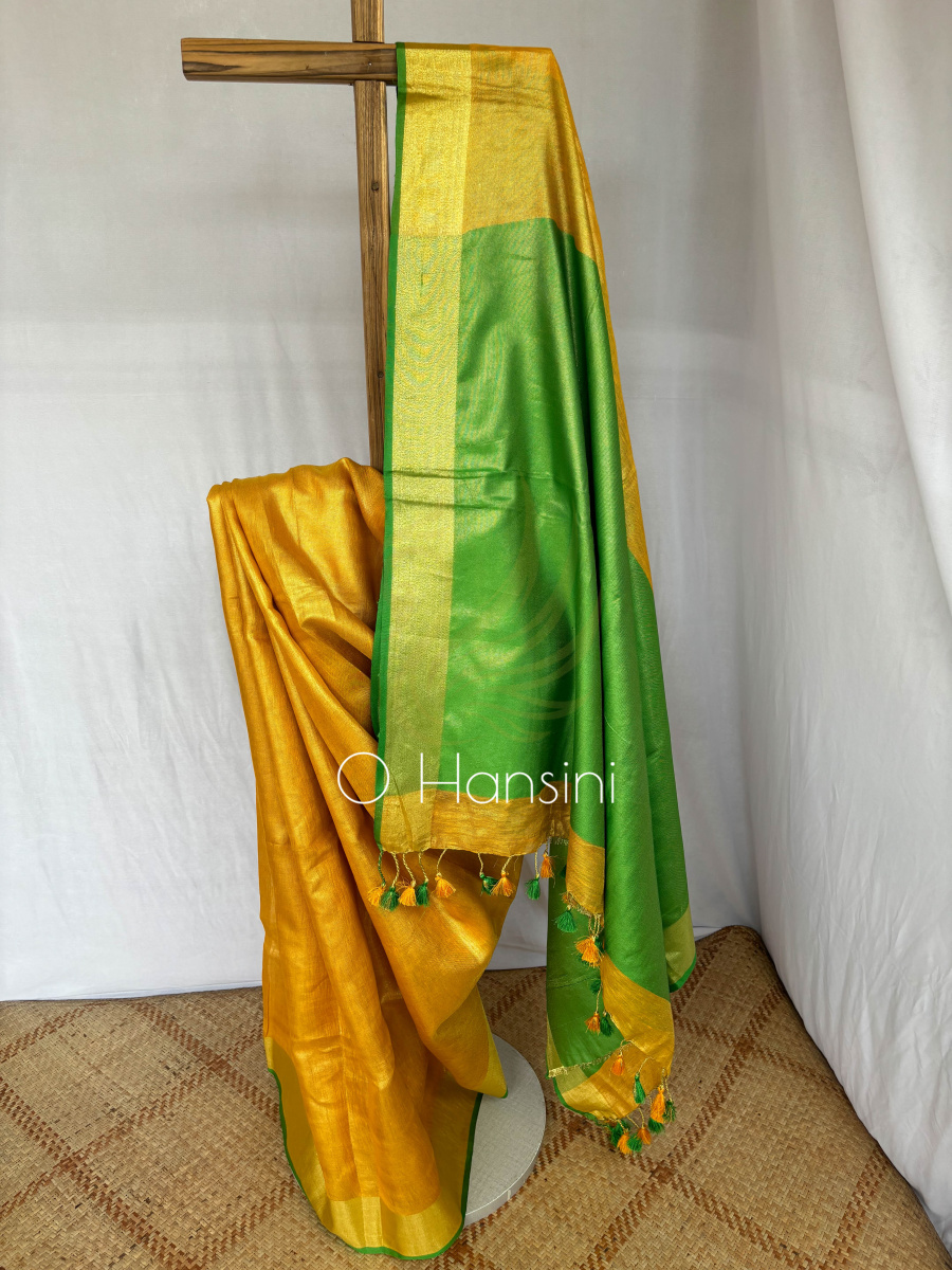 Tissue Linen Saree