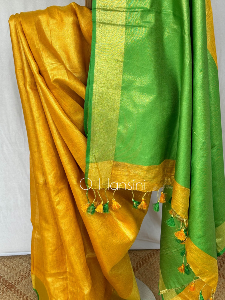 Tissue Linen Saree