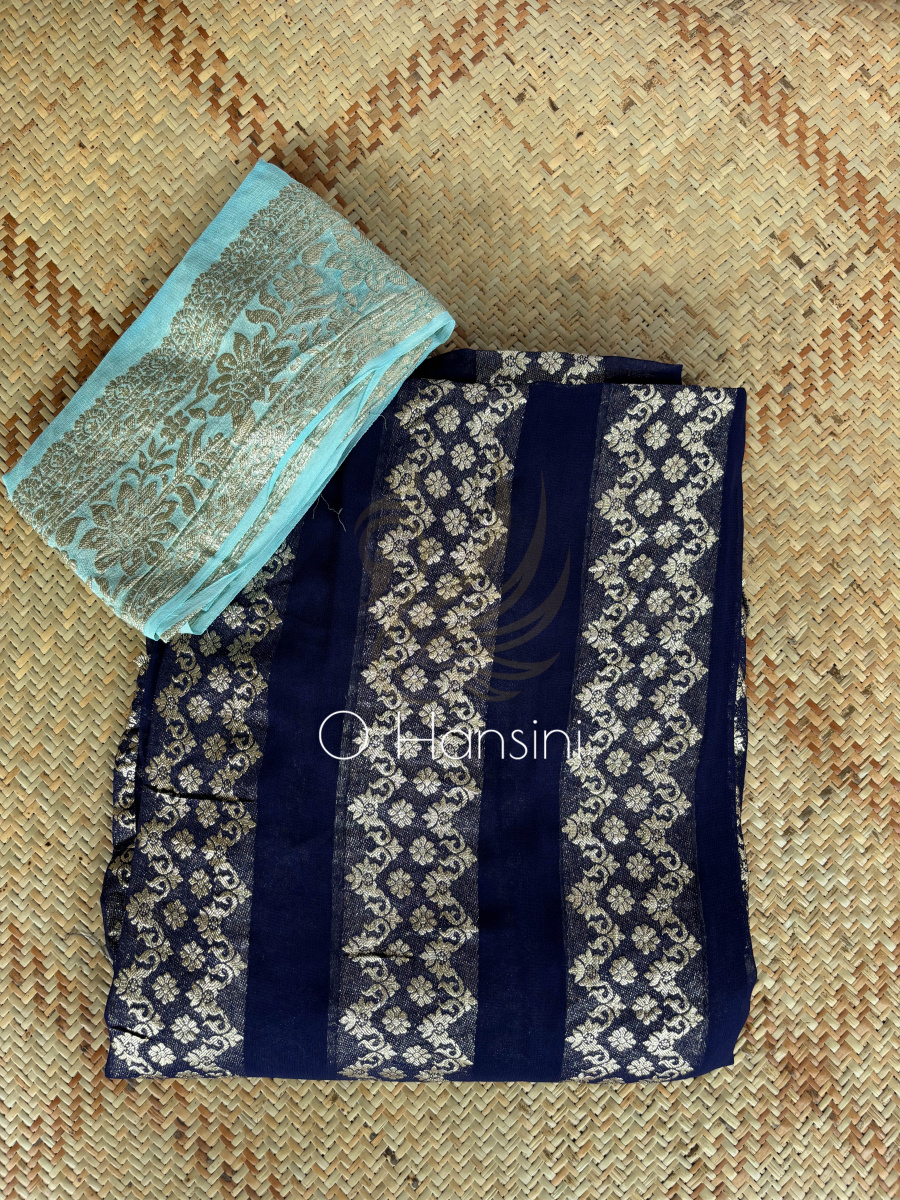 Semi Chiffon Banarasi Saree