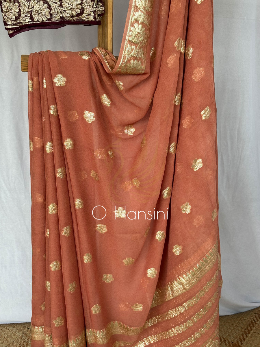 Semi Chiffon Banarasi Saree