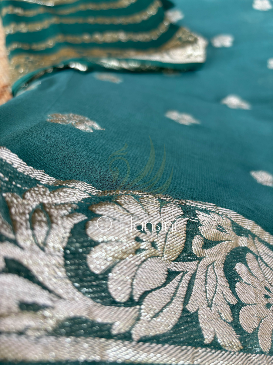 Semi Chiffon Banarasi Saree