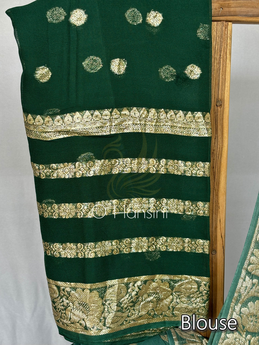 Semi Chiffon Banarasi Saree