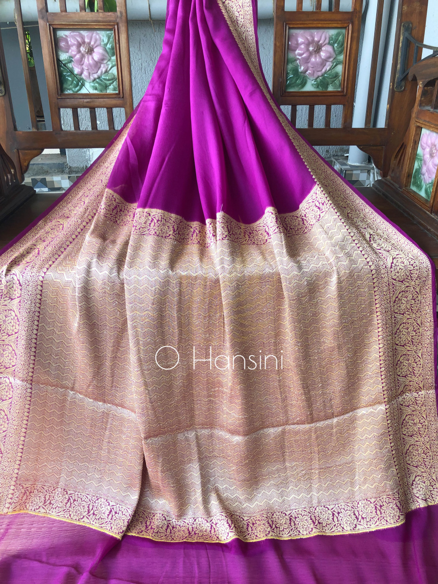 Banarasi Chiffon  Saree