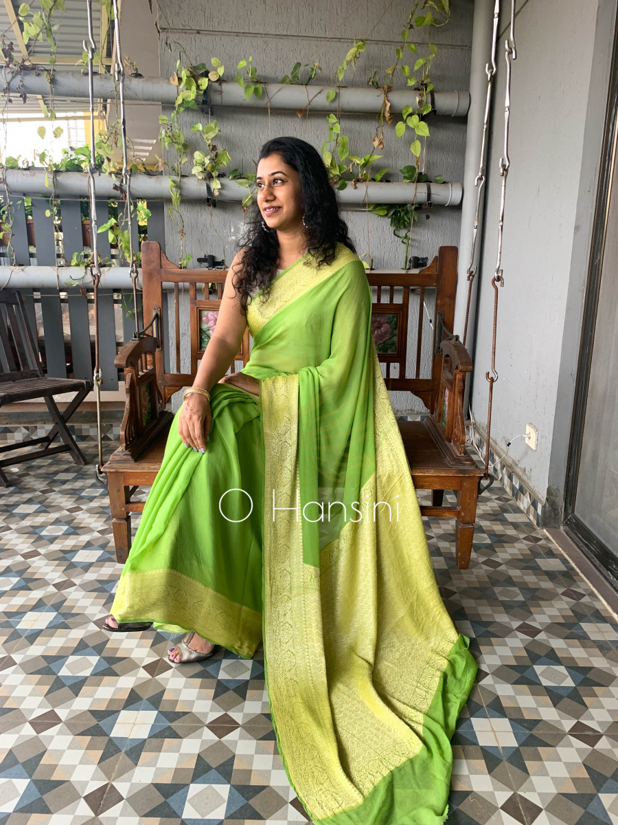 Banarasi Chiffon  Saree