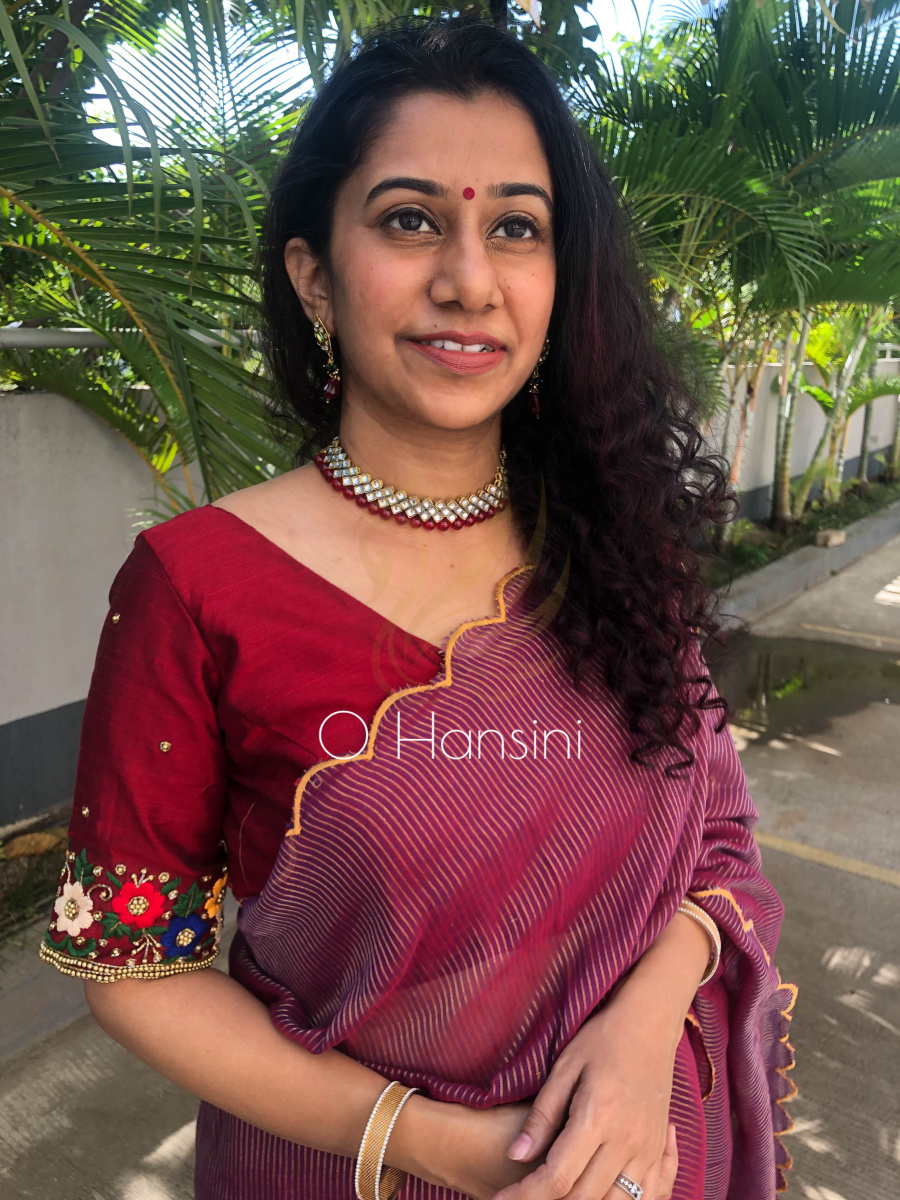 Zari Striped Mul Cotton Saree