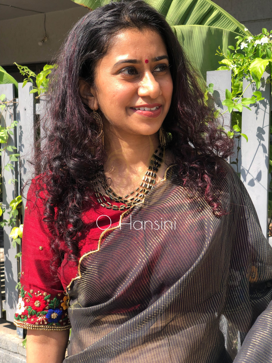 Zari Striped Mul Cotton Saree