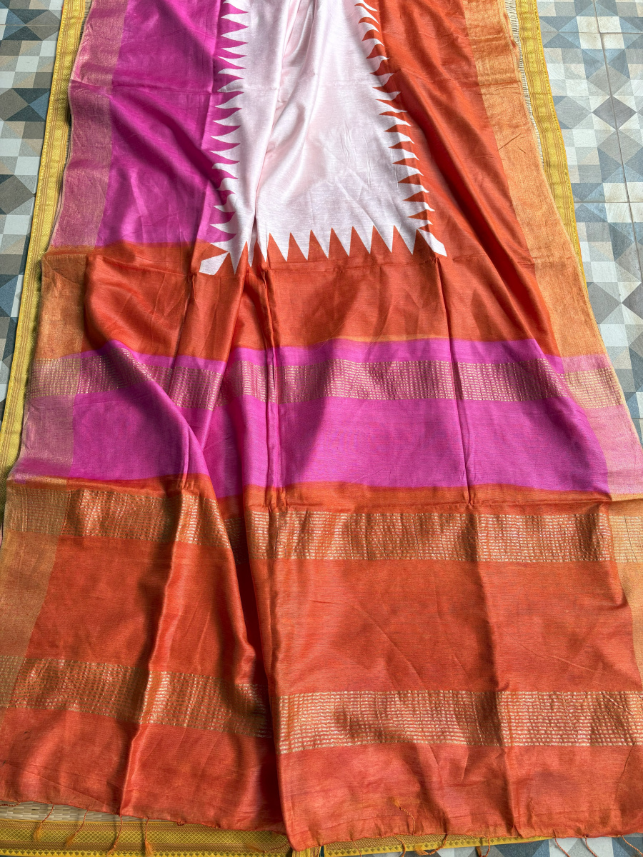 Bhagalpuri Semi Silk Saree 