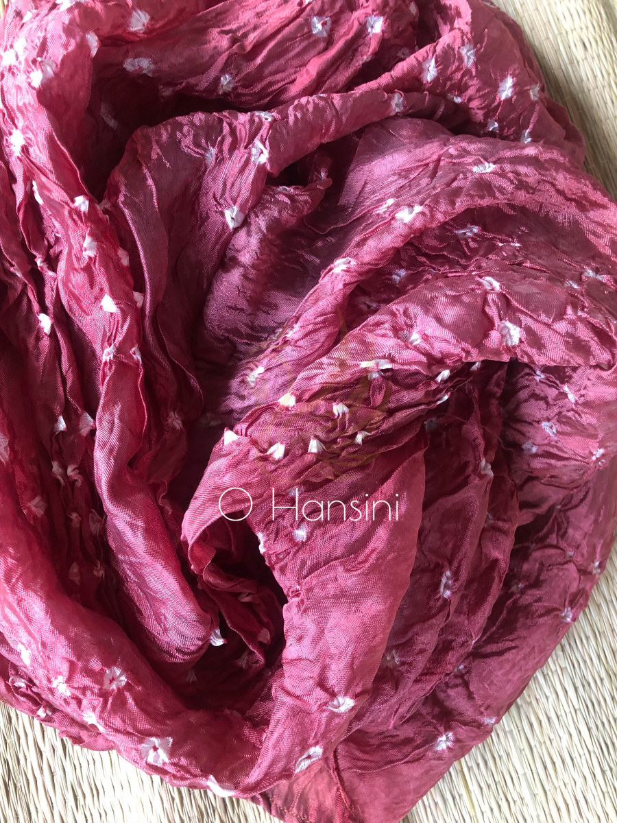 Bandhej Semi Silk Dupatta