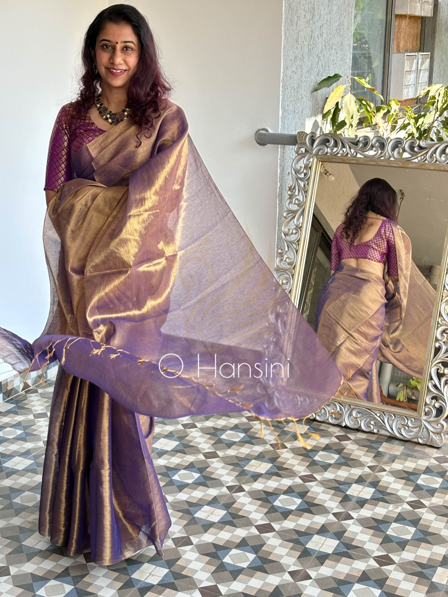 Tissue Cotton Saree