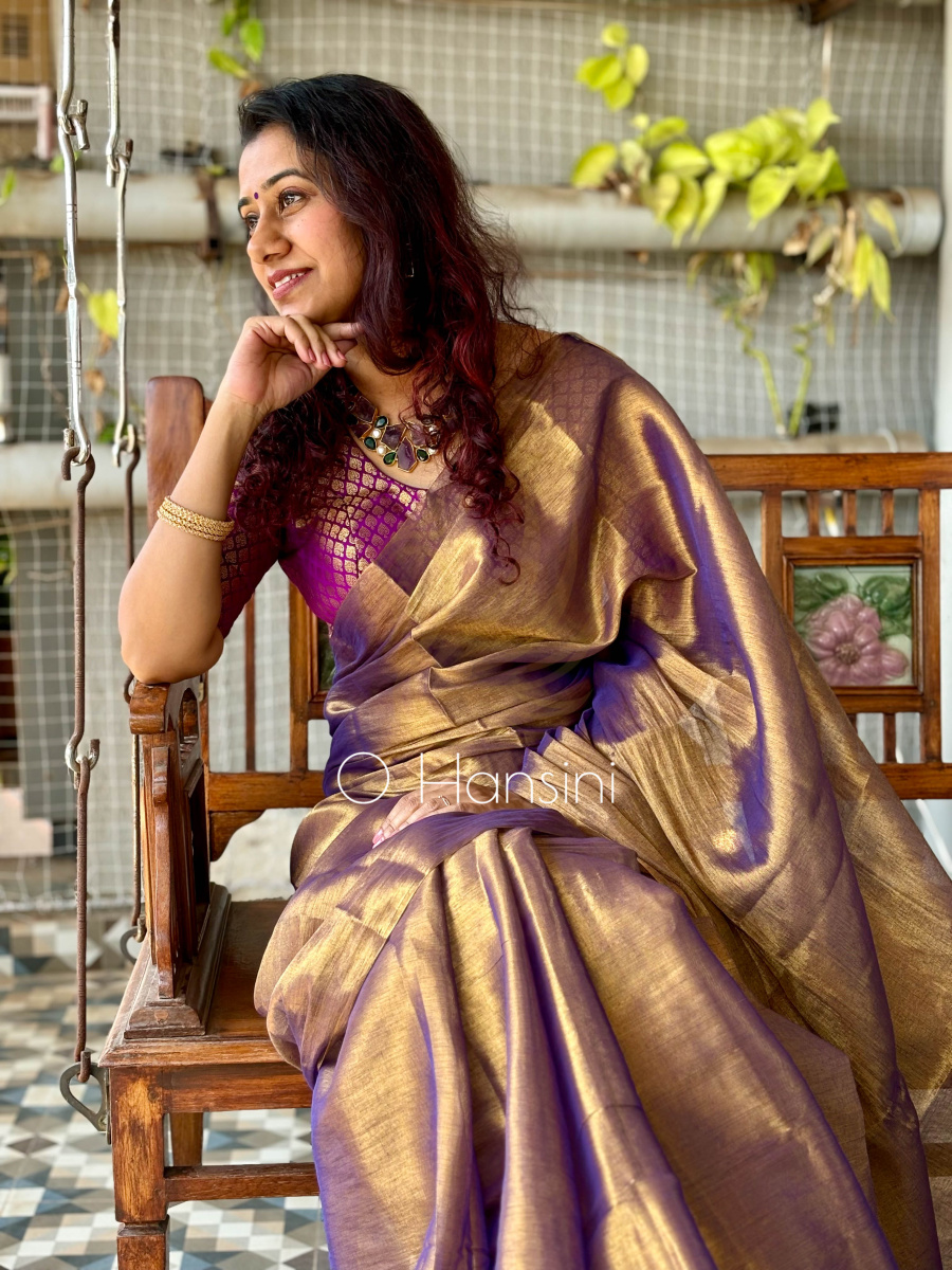 Tissue Cotton Saree