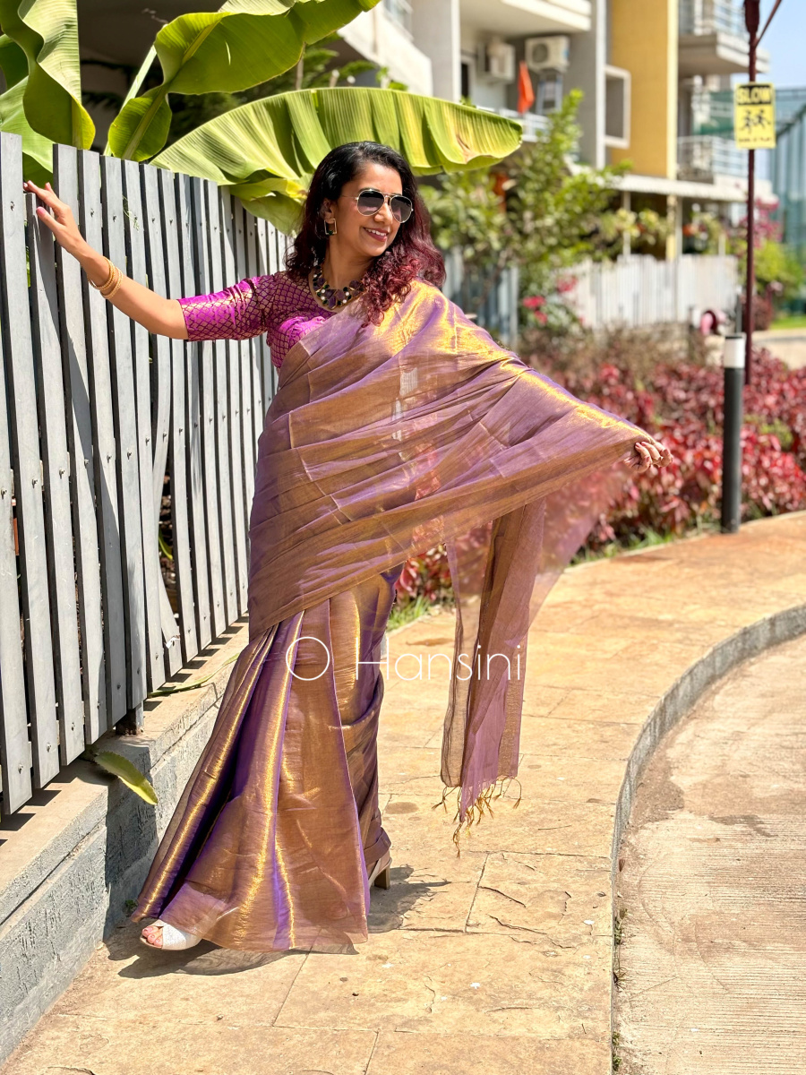 Tissue Cotton Saree