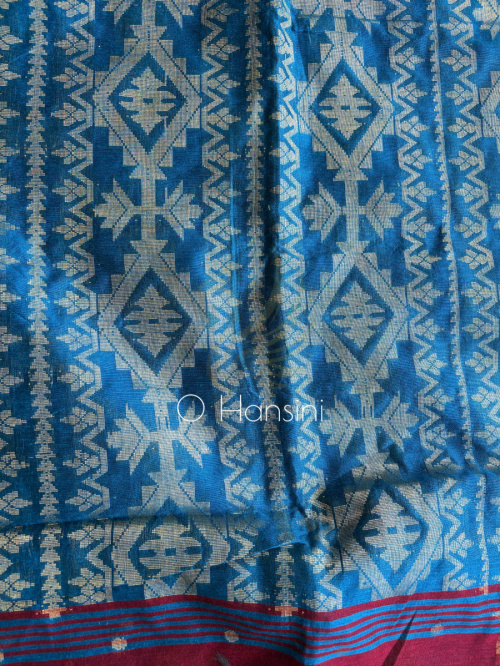Handwoven Jacquard Jamdani saree