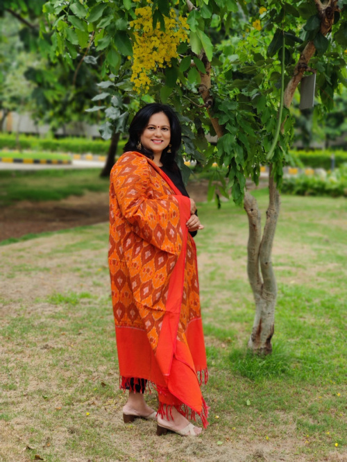 Cotton Ikat Dupatta
