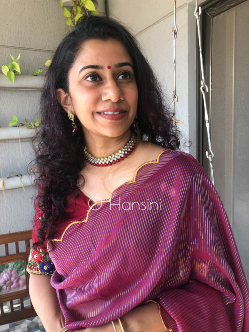 Zari Striped Mul Cotton Saree