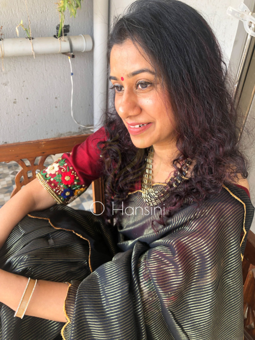 Zari Striped Mul Cotton Saree