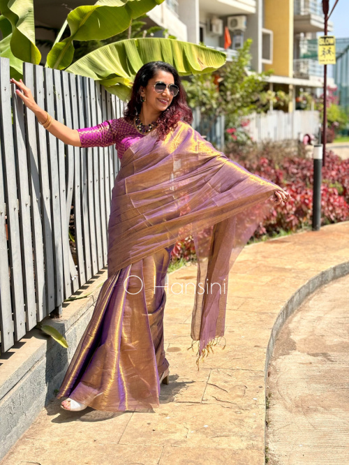 Tissue Cotton Saree