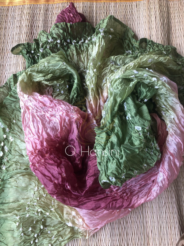 Bandhej Semi Silk Dupatta