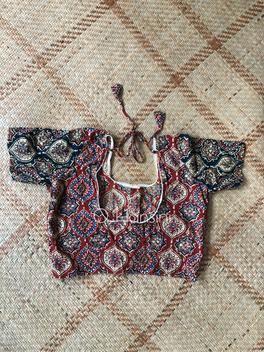Ajrakh Cotton Blouse
